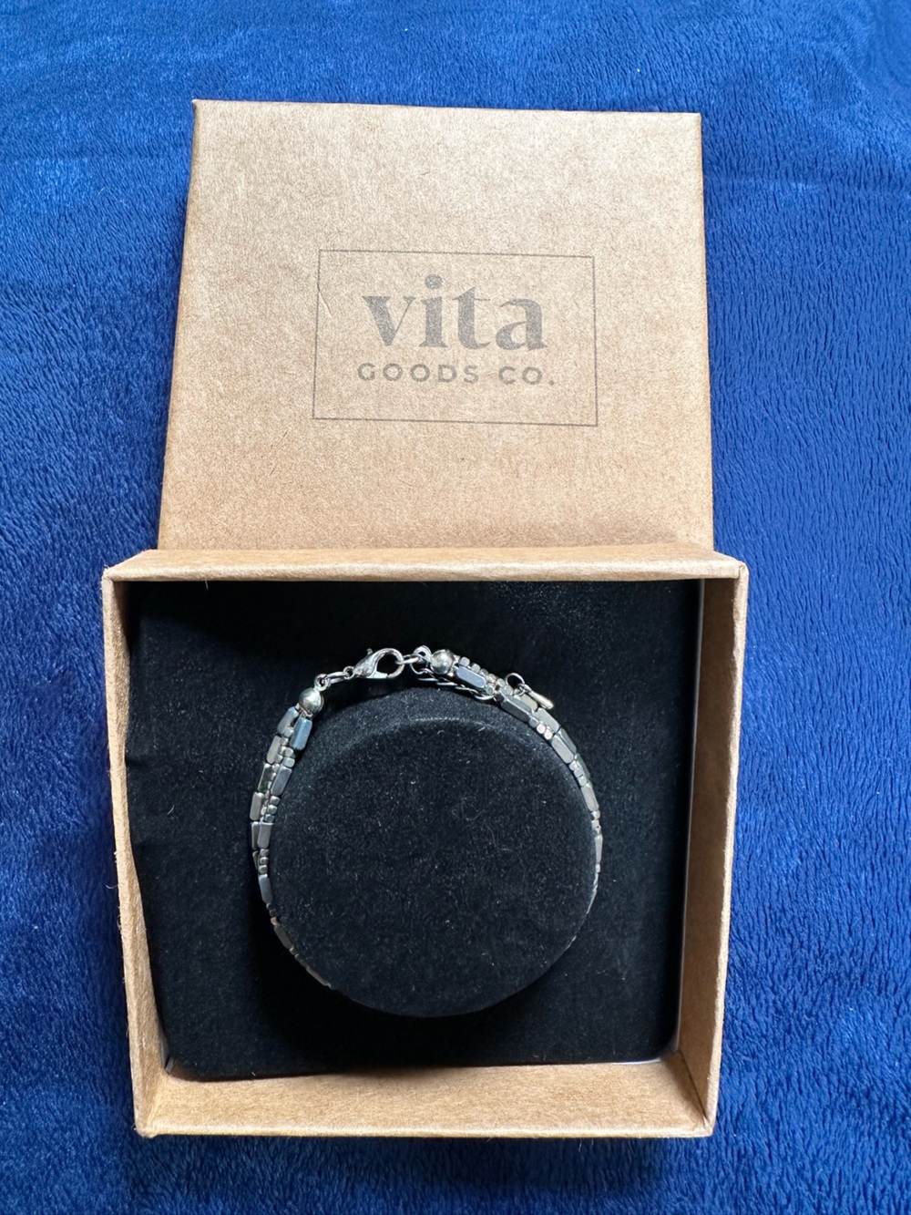 Silver Beaded Bracelet